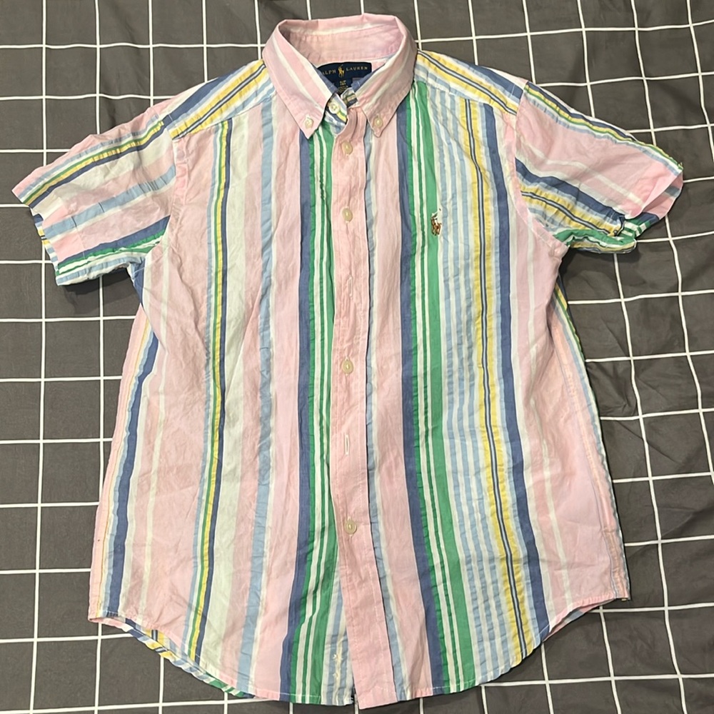 Polo Multi Stripped Polo Size S(8).